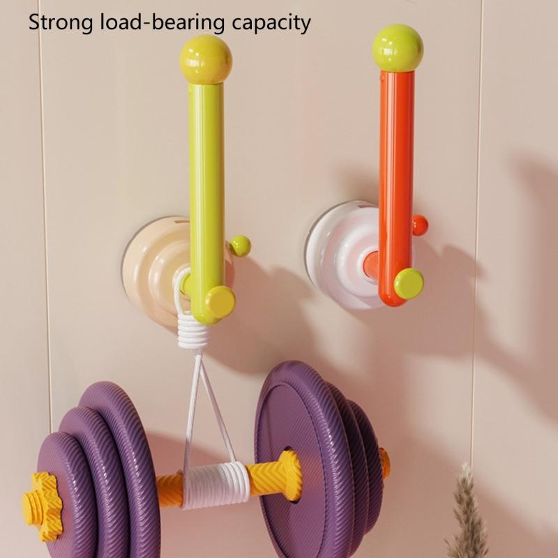 Vibranting Decorative Hook Organizers Holds Multiple Hair Accessories Prevents Tangling Sturdy Plastic Wall Mount