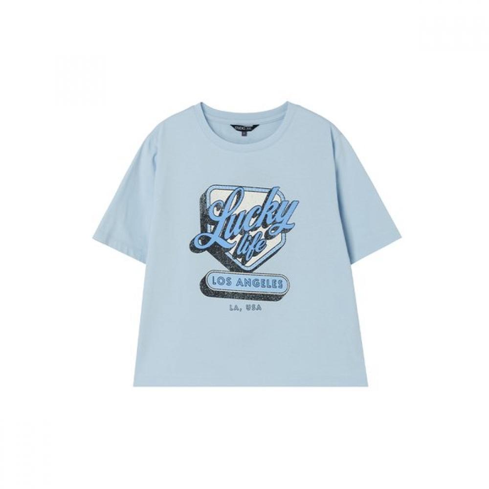 LAP VinTage PrinTing Crop ShorT Sleeve T shirT as2cT467