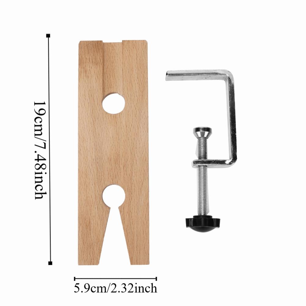 Adjustable V Slot Design Jewelers Bench Pin V-Shaped Design Jewelers Workbench Bench Pin Clamp Jewelry Cutting