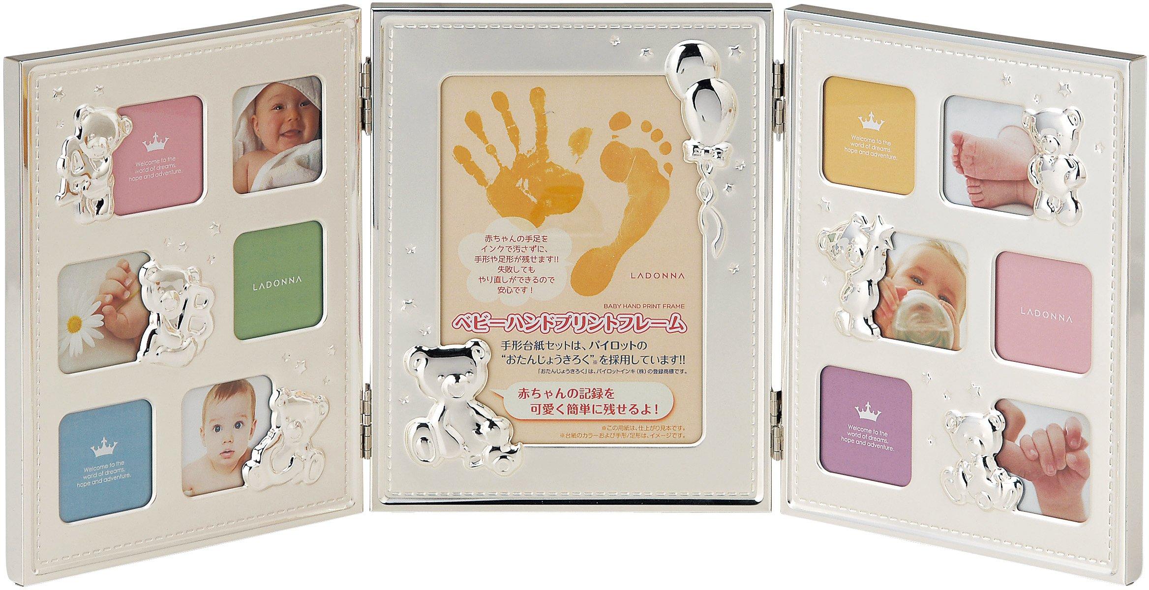 

Ladonna Baby Photo Birthday Frame, 3-Panel, Record, MB68-130