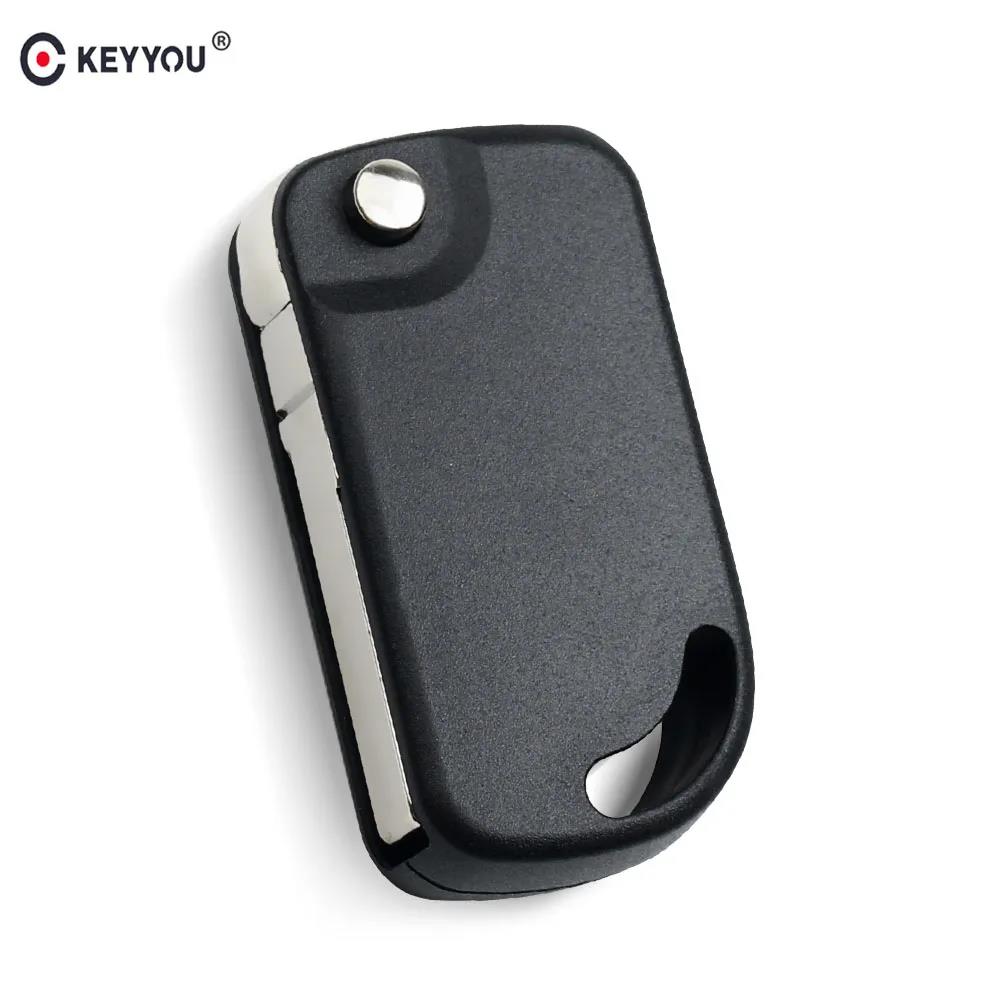 KEYYOU For VW For Volkswagen Key Shell Remote Car Key Cover Case Transponder Car Key Shell HU66 Blade For Brazil Mark