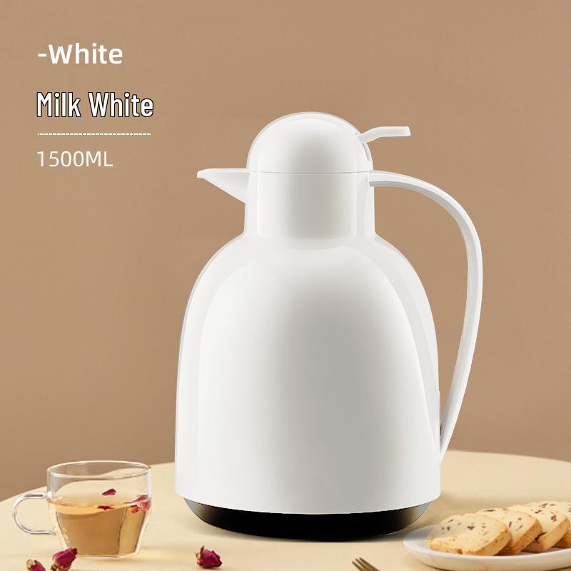 

Smart Portable Thermos Flask with Large Capacity, Glass Liner, Ideal for Home or Office Hot Water Needs