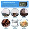 Digital Display Thermometer Black ABS Accurate Anti Impact Electronic Water Temperature Meter