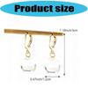 Elegant Women's Glass Ball Earrings with Bubble Inspire Pendant for Sensitive Ears Versatile Gift