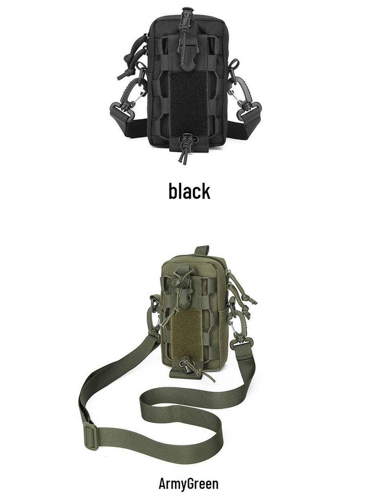 Tactical Outdoor Multipurpose Phone & Bottle Pouch: Camping, Cycling, MOLLE-Compatible Waist Pack