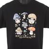 Kawaii Mushrooms T Shirt Mens Size Large Black Super Happy Fun Time Japanese
