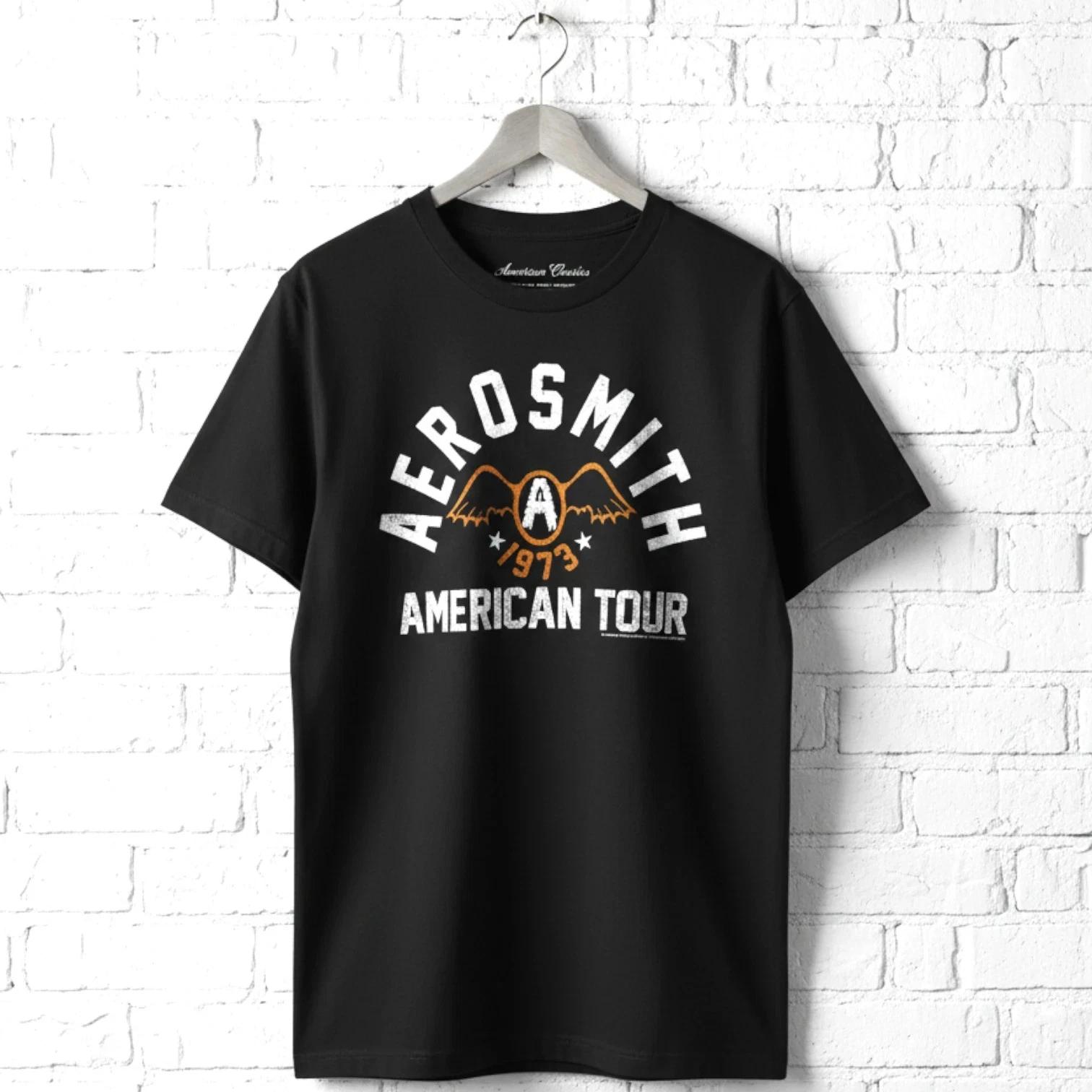 Aerosmith American Tour 1973 Men s T Shirt M