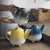 Multi-Color Creative Pot-Shaped Vase Household Ceramic Kettle Flower Arrangement Decorative Ornament Practical Watering Kettle Teapot