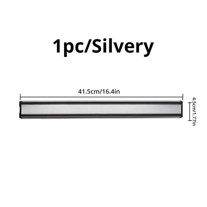 

1 шт. Увеличьте пространство на кухне с помощью этой магнитной стальной планки для ножей, держателя, стойки, инструментов, посуды