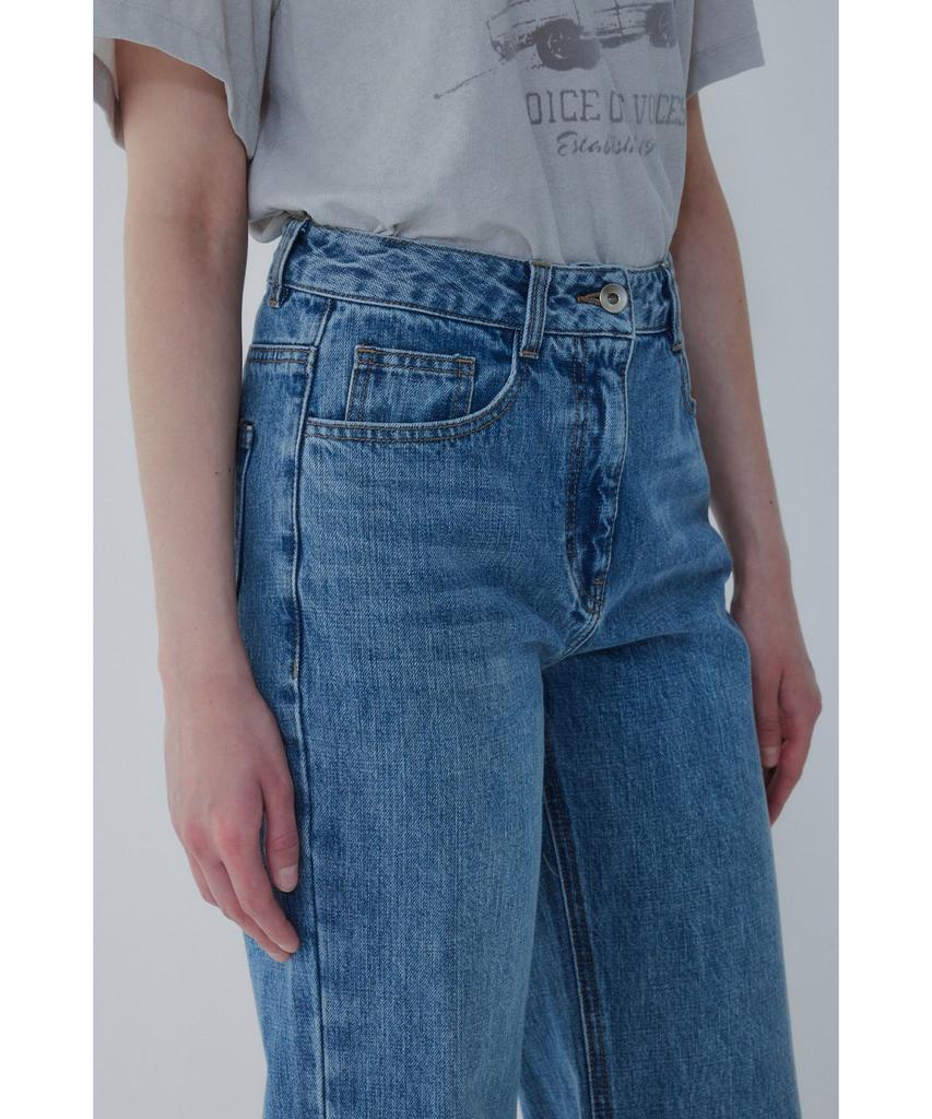 Bobeu Loose Fit Bootcut Denim Pants_Blue 7156255001