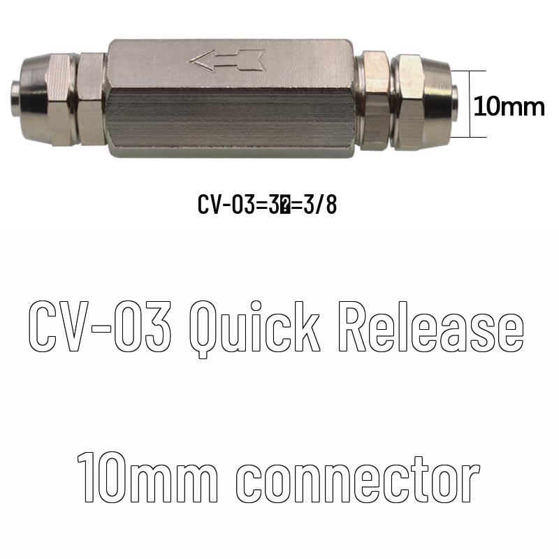 Pneumatic Air Compressor Check Valve Connector for Gas Backflow Prevention