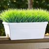 2pcs 7 Forks/Bundle Artificial Plants, Green Grass Plastic FlowersWedding Spring Summer Living Room Christmas Home Decoration