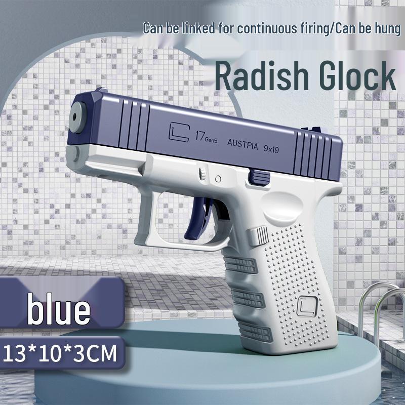 Desert Eagle Style 3D Wooden Fish Decompression Toy Gun