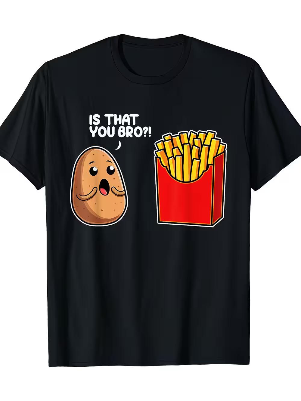 

Men s Funny Potato & Veggie Pun T-Shirt - That s Your Boyfriend/Elder Brother Spud Funny Wordplay Tee XXXL