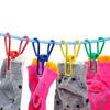 10 PCS Multi-Purpose Colorful Metal Clips Holders Chip Bag Document PVC Coated Clips