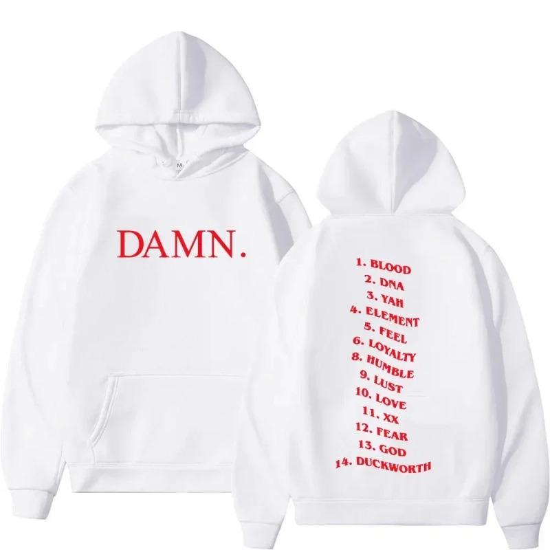 Autumn Damn Rapper Kendrick Lamar Hoodies Pglang Mr Morale The Big Steppers Album Tracklist Sweatshirt Men Womens Hoodie