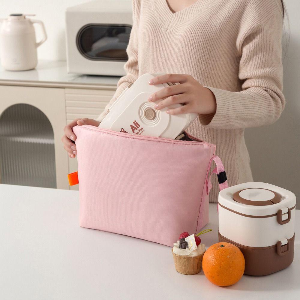 Foldable Lunch Pack Portable Food Thermal Handbag Snack Bag Picnic Travel Storage Bags  Camping