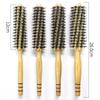 Boar Bristle Round Hairdressing Brush for Styling and Curling