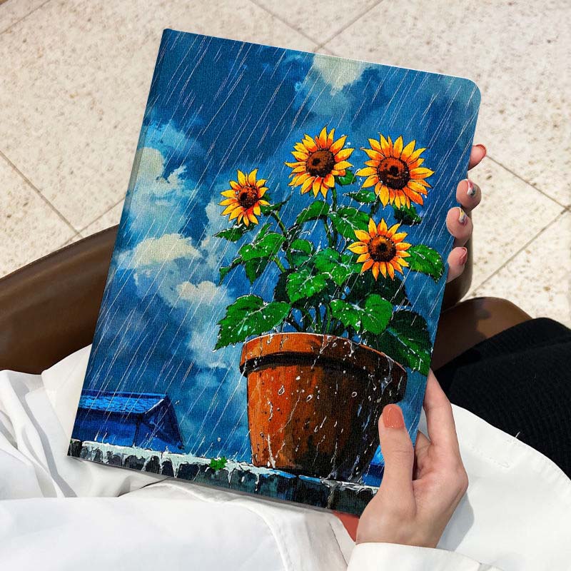 Cartoon Cat Flower For Xiaomi Redmi Mi Pad 4 5 6 6s 7 7s SE Pro 2 11 Plus Max 12.4 11 11.2 12.5 8.7 inch Tablet Case