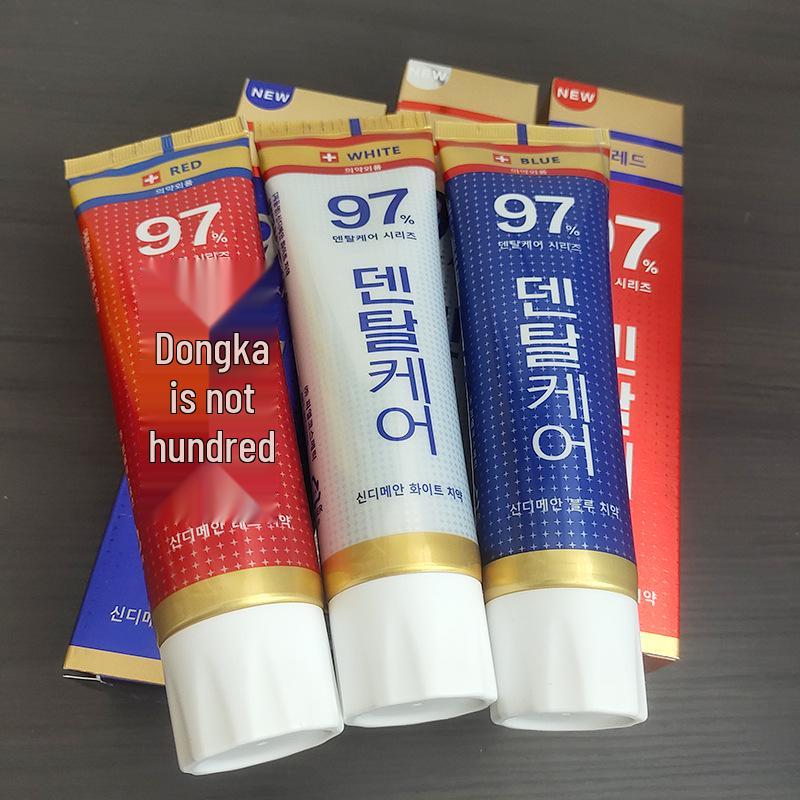 XIDIMIAN Korean Mint Freshening & Whitening Toothpaste, 97% Natural, 120g