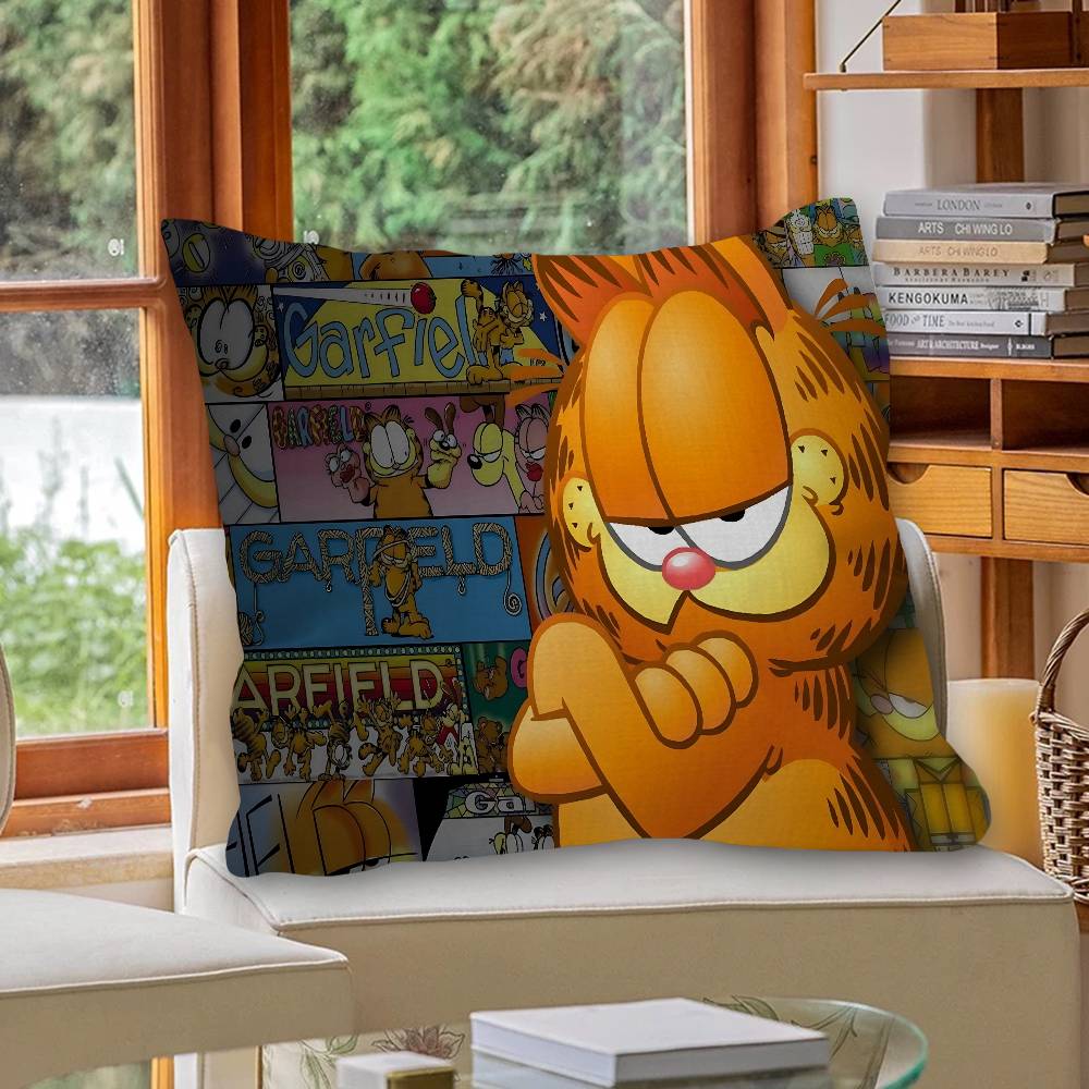 Cute Anime G-Garfields Cat Cushion Cover Decorative Pillow Sofa Home Decor case pillow cases