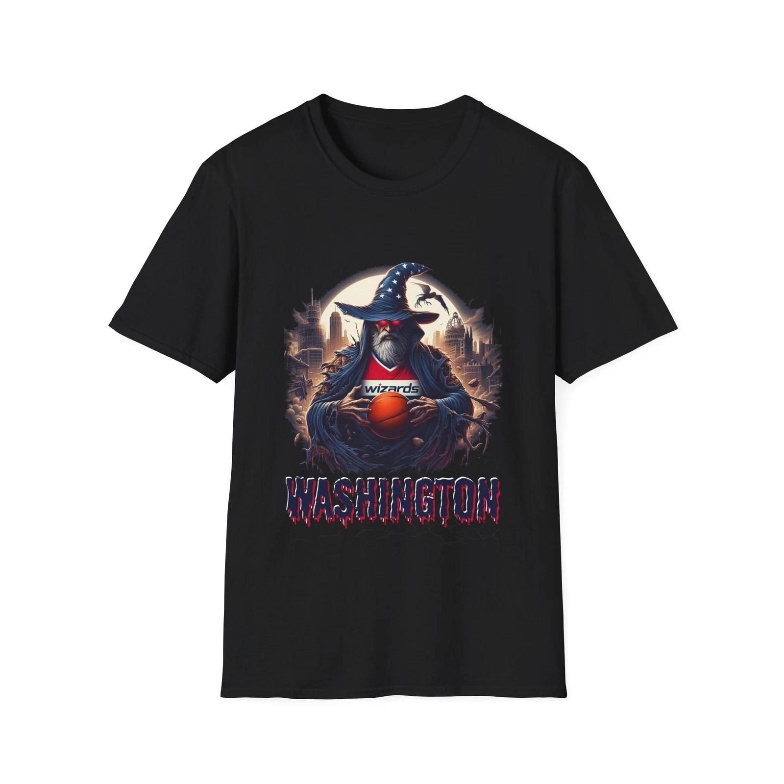 Men s and Women s T-shirts Wizards of Doom - Washington Wizards Horror Mashup T-Shirt S