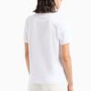 Emporio Armani Logo Letter Print Round Neck Short Sleeve T-Shirt Women t-shirts White 3D2T7S-2JIDZ-10100