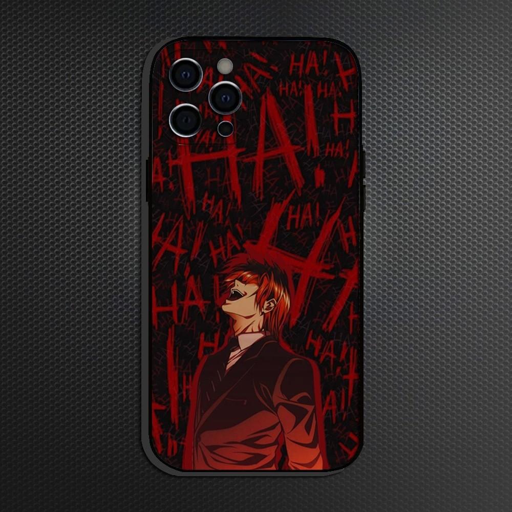 

Anime Death Note Comics Phone Case For iPhone 16,15,14,13,12,11 Plus,Pro Max,XS,X,XR,SE,Mini,8,7,Soft Silicone Black Cover iPhone16plus