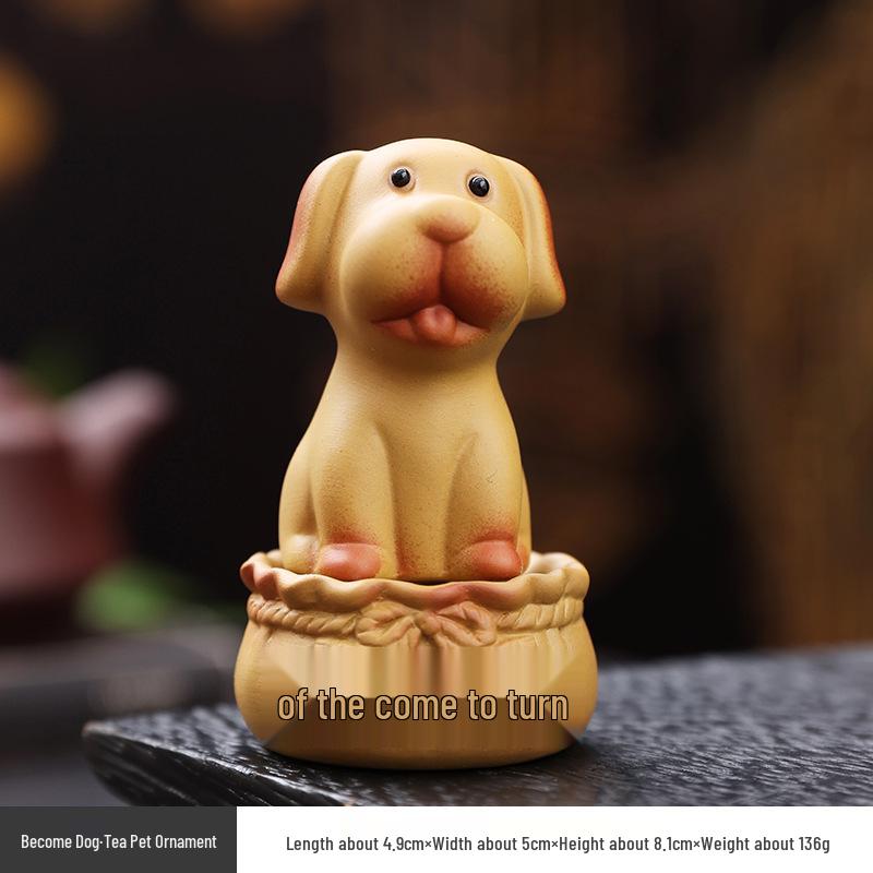 Креативная желтая глиняная вращающаяся фигурка-питомец Зодиака - Крыса до Свиньи