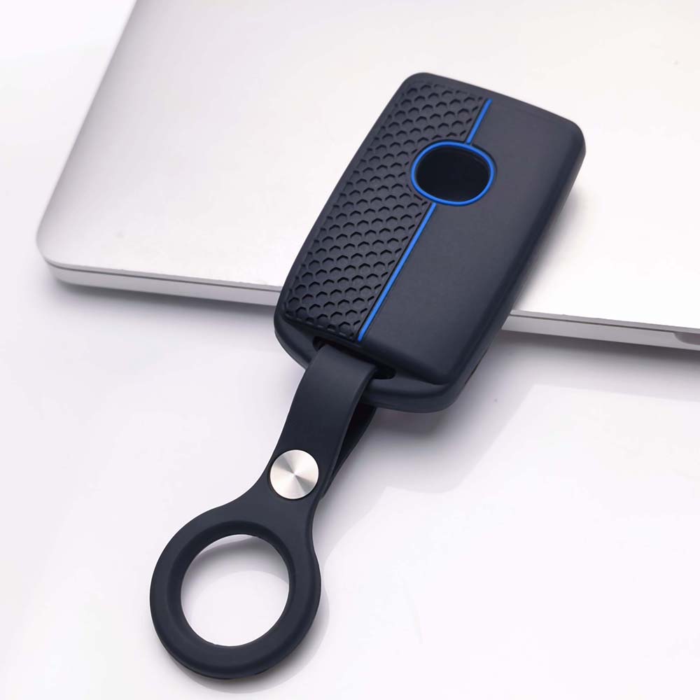 Key Fob Cover for Mazda Cx30 Cx5 Cx8 Cx9 Mx5 Miata with Keychain Anti-Scratch Guard Shockproof Protection Soft Grip Texture Responsive Button Touch
