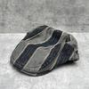 Spring And Summer Striped Retro Cap Men'S And Women'S Beret Versatile Retro Forward Hat