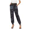 Womens Solid Color Printed Loose Low Waist Wide Leg Pants Long Pants Casual Pant