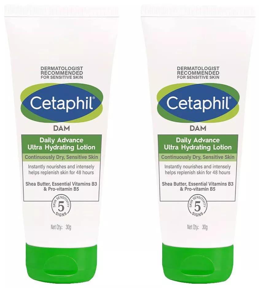 

Cetaphil DAM Daily Advance Ультраувлажняющий лосьон, Для сухой кожи 30 г (Упаковка из 2 шт.)