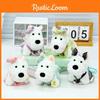Highland West Terrier Dog Plush Keychain Toy Bag Pendant Decoration Gifts Kids