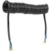 Trailer Extension Wiring Cable, Trailer Extension Coiled Cable 12.8ft 20AWG 7 Core Polyurethane Copper Trailer Extension Cable for Tow Truck RV