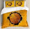 Flame Basketball Ball Box Printed Comfort Duvet Cover Pillow Case Home Textile Quilt Cover Boy Kid Teen Girl 3pcs Bedding Set