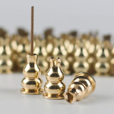 Portable Copper Mini Incense Burner Incense Holder Home Office Teahouse Zen Buddhist Supplies