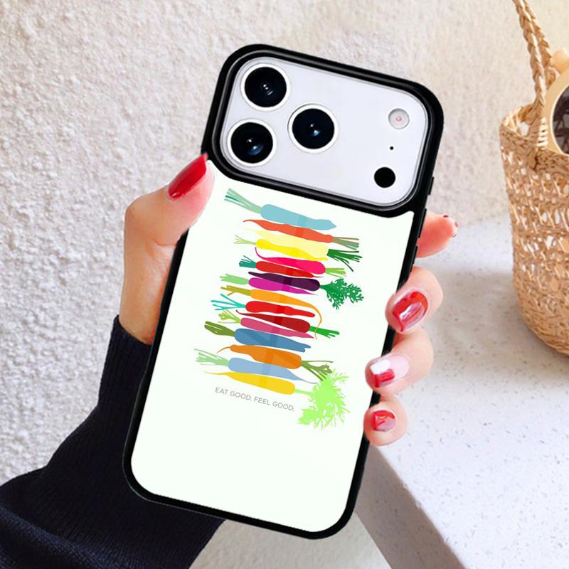VEGANE ZITATE Hase LIEBE GEMÜSE Handyhülle Für iPhone 17 Air 16 15 14 13 12 11 Pro Max Plus
