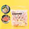 100Pcs/bag Reusable Disposable Elastic Food Lids Plastic Wrap Durable Plate Covers for Bowls Kitchen Food Saver Bag