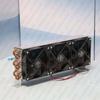 3 X6x360 Refrigerator Condenser Air Show Cake Cabinet Refrigeration Freezer Copper Aluminum Fin Cooling Evaporator