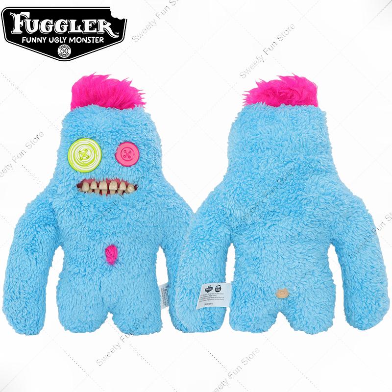 100% Original Fuggler Plush Toys Funny Ugly HAIRY FUGGS Series Tooth Monster Stuffer Plushies Cute Sir Belch Screech Dolls Gifts