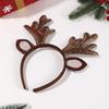 Sequins Reindeer Antler Hairband Hair Hoop Cosplay Headdress Christmas Dress Up Hair Accessory Prop 2025 Christmas Decoration