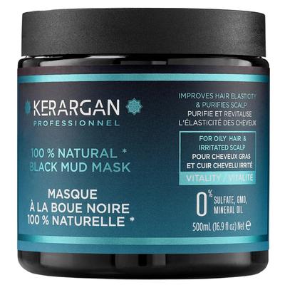 Máscara de Lama Negra para Nutrir e Purificar os Cabelos - Cabelos Oleosos - Sem Sulfatos, Parabenos e Silicones - 500 ml