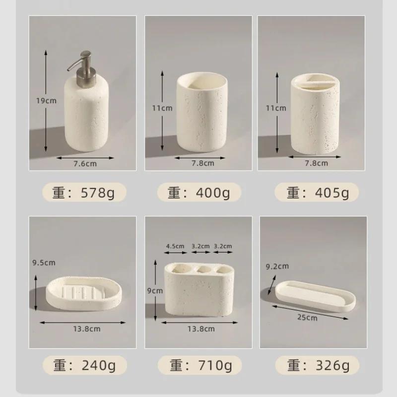 Bathroom Lotion Bottle Toothbrush Holder Tray Toiletry European Home Bathroom Products Hotel Electric Toothbrush Shelf