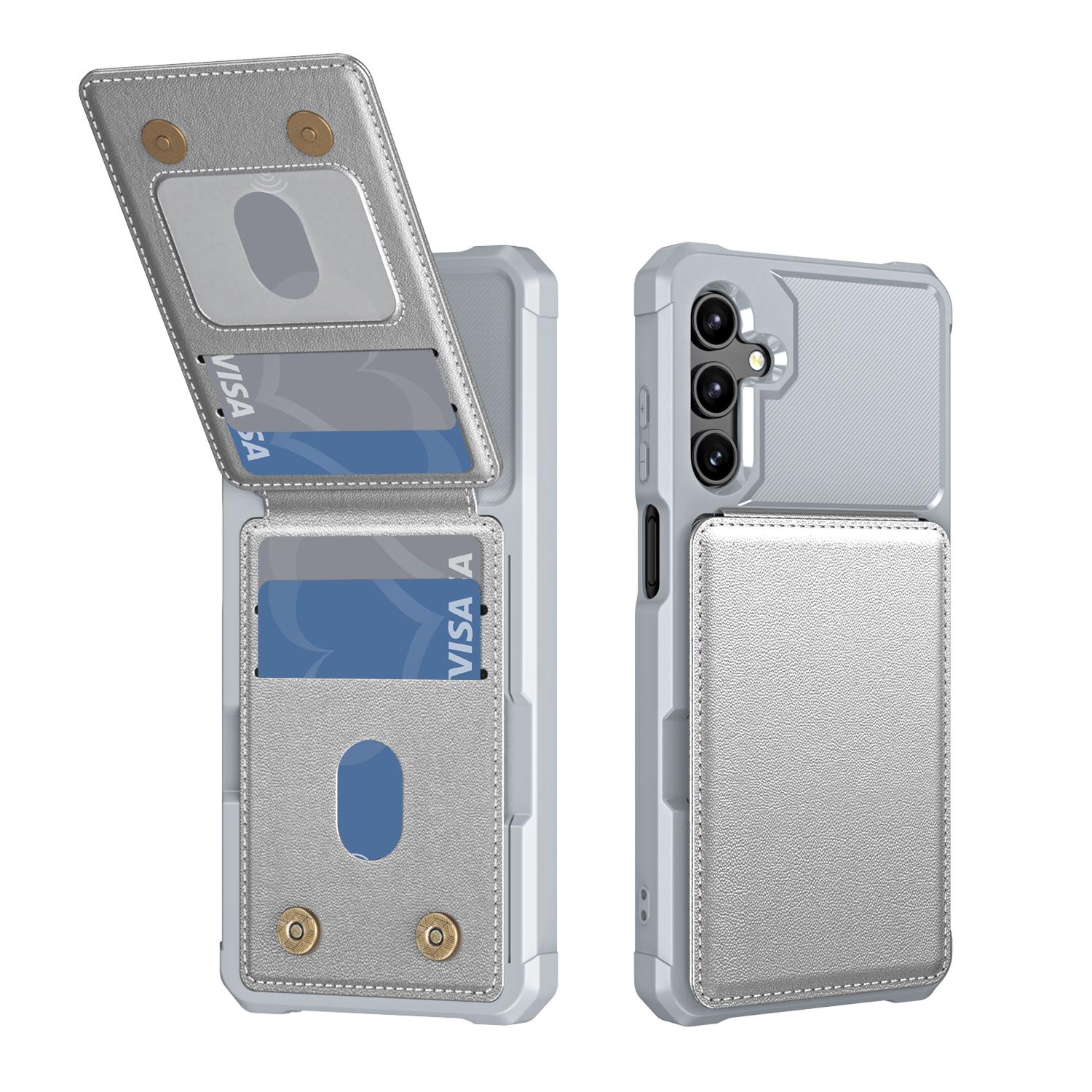 

ZM11 Чохол для Samsung Galaxy A16 5G зі слотом для карток та підставкою, PU+TPU Чохол для телефону