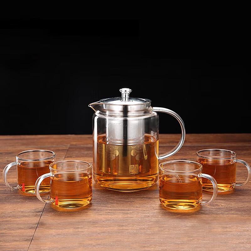 MINGRUN Heat-Resistant Glass Tea Set