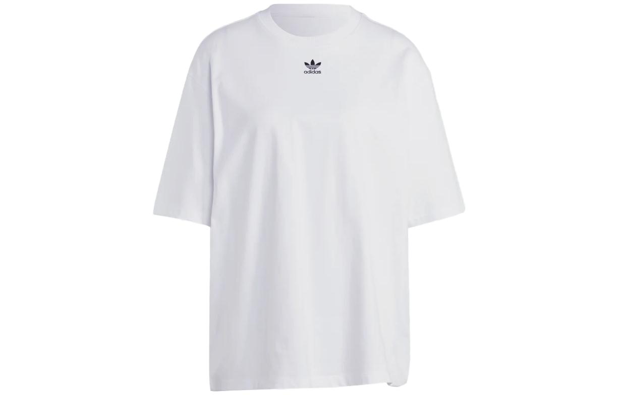 Adidas Logo-embroidered Cotton T-shirt IA6461 XS