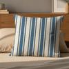 P-Stripes Cushion Cover Square Cushion Cover, Vintage Soft Sofa Pillow Case, Home Decoration And Protective Cover
