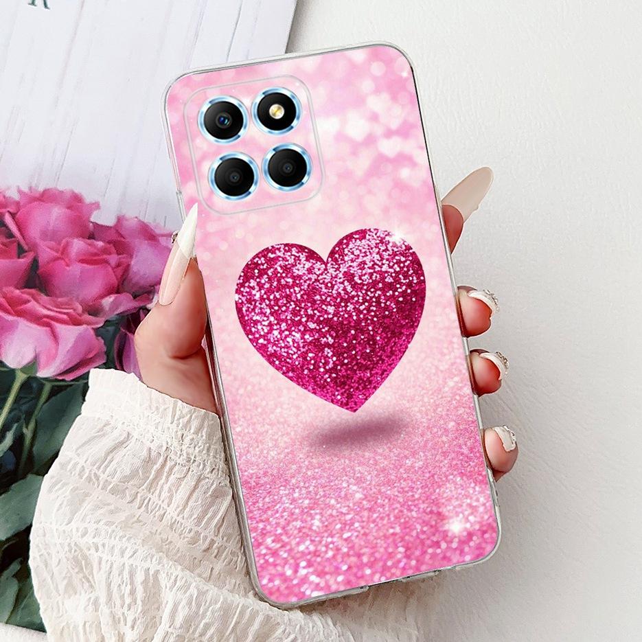 For Honor X6 Case Honor X8 5G VNE-N41 New Fashion Painted Cover Soft Slim Phone Case For Honor 70 Lite HonorX6 HonorX8 5G Fundas