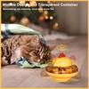 Washable Cat Treat Toy with Adjustable Dispensing Mouth Interactvie Slow Feeder Pet Ball Toy